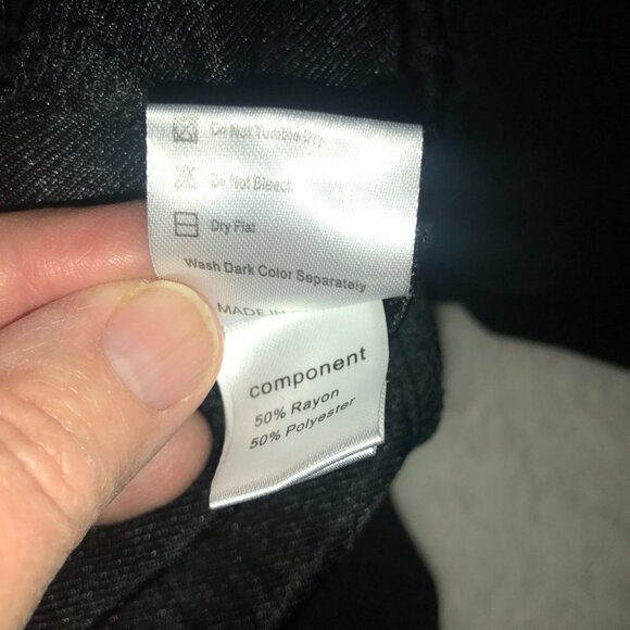 Amazon‎ Messic Red & Black Blouse Woman's Large - Picture 10 of 11